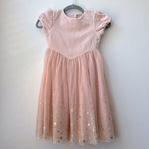 New Girls Mini Boden Size 6-7 pink dress